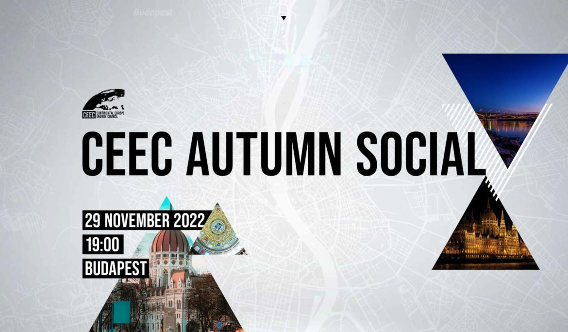 Invitation to CEEC Autumn Social Event Budapest – Tuesday, 29 November 2022