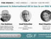 Investment in International Oil & Gas in an ESG World: FREE WEBINAR